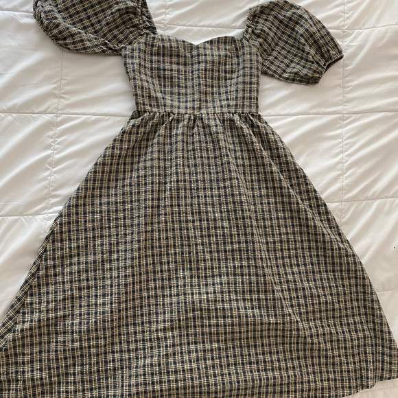 size M Plaid Summer Dress (dRA Los Angeles) - Picture 3 of 4